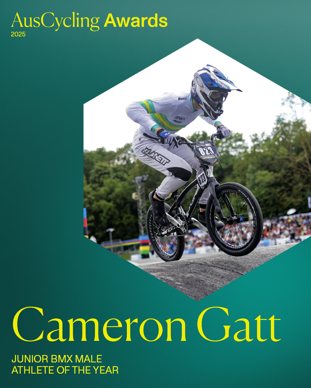 Cameron Gatt Junior BMX Male Athlete of the Year